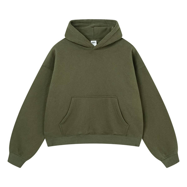 Vintage Acid Washed Thick Hooded Sweatshirt