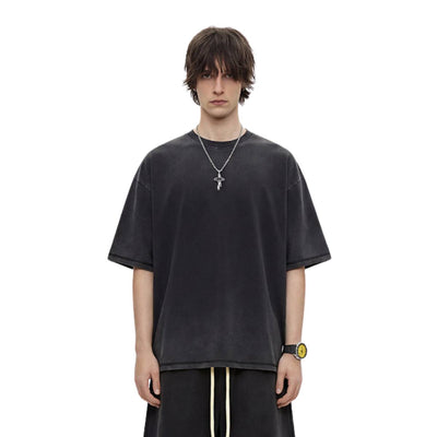 Acid Dyed Heavyweight Crew Neck Tee