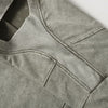 Vintage Washed Distressed Short Sleeve Panel Design Tee