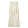 Quiet Luxury Pleated Wide-Leg Trousers