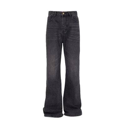 Vintage Washed Slim Flare Jeans