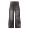 Vintage American Whiskered Corduroy Wide-Leg Jeans