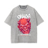 Chaos Red Devil Streetwear Graphic Tee-INNBLAC