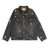 Street Distressed Patchwork Vintage Denim Jacket