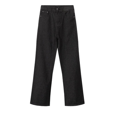 Barbed Wire Embroidered Bootcut Jeans