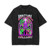 Virtual Hallway Washed Graphic Tee-INNBLAC