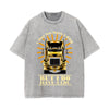 I May Not Have A PHD Stone Wash Graphic Tee-INNBLAC