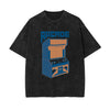 Arcade Gaming Stone Wash Graphic Tee-INNBLAC