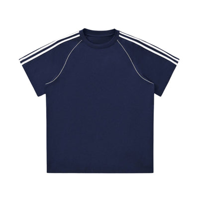 Heavyweight Cotton Colorblock Streetwear T-Shirt