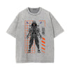 Urban Ninja Stone Wash Graphic Tee-INNBLAC