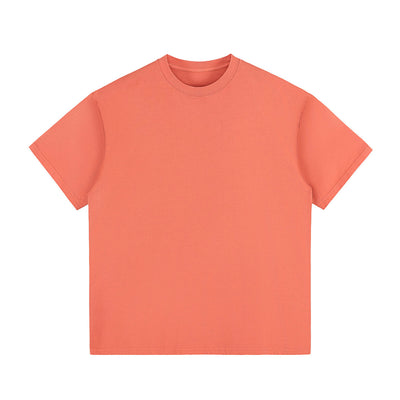 Crew Neck Washed Cotton T Shirt 260gsm
