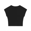 Solid Color Slim Fit Crop Tank 260gsm