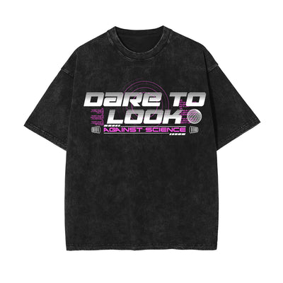 Futuristic Streetwear Chrome Graphic Tee-INNBLAC
