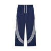 Retro Varsity Stripe Baggy Pants