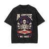 In Coffee We Trust Graphic Tee-INNBLAC