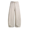 Vintage American Stripe Wide-Leg Curved Trousers