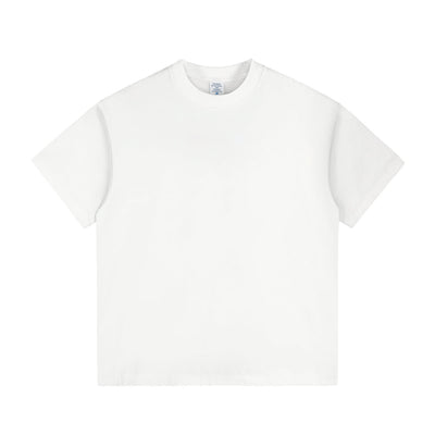 Crew Neck Washed Cotton T Shirt 260gsm