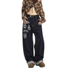 Vintage Black Straight Leg Jeans