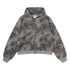Heavyweight Leopard Camo Zip Hoodie
