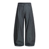Vintage Stripe Barrel-Leg Tailored Trousers