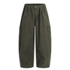 Men's Vintage Punk Cargo Pants – Wide-Leg, Zipper & Pockets
