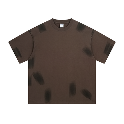 Heavyweight Paint-Splatter Cotton Tee 285gsm
