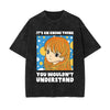 lt's an Anime Thing Graphic Washed Tee-INNBLAC
