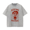 Screams Streetwear Stone Wash Graphic Tee-INNBLAC