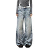 Vintage Washed Wide Leg Bootcut Denim Jeans