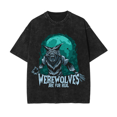 Werewolves Are Fur Real Graphic Tee-INNBLAC