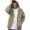 Heavyweight Double-Slider Zipper Fleece Hoodie