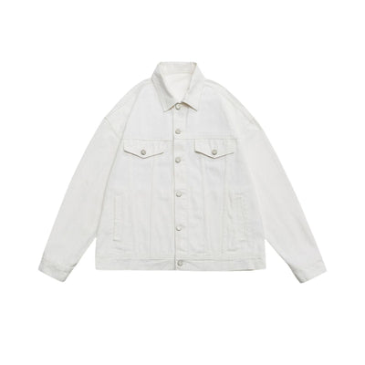Unisex Washed Trucker Denim Jacket