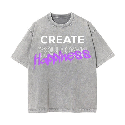 Create Your Own Happiness Urban Graphic Tee-INNBLAC