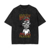 Never Stop The Hustle Graphic Washed Tee-INNBLAC