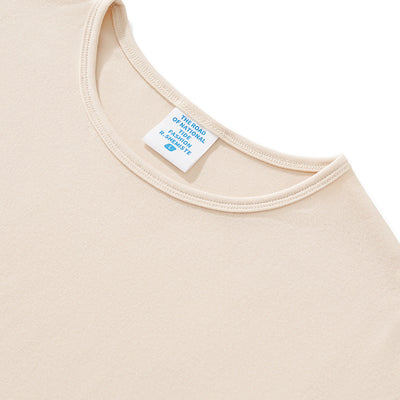 Solid Color Slim Fit Crop Tank 260gsm