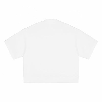 Heavyweight Oversized Mock-Neck Tee 305gsm