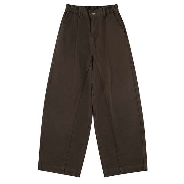 Relaxed Fit Wide Leg Casual Pants