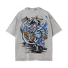 Sea Beast Graphic Washed Tee-INNBLAC