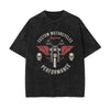 Custome Motorcycle Graphic Tee-INNBLAC