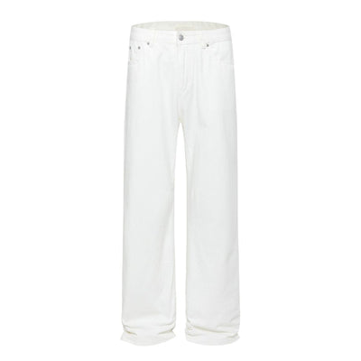 Essential Relaxed Straight-Leg Cotton Pants