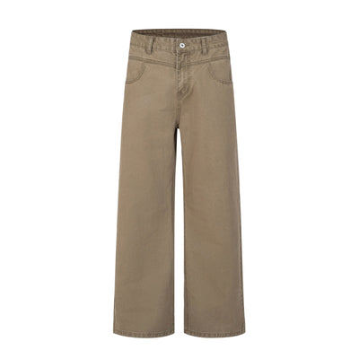 Retro Loose-Fit Straight-Leg Wide Leg Casual Pants