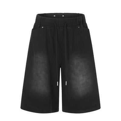 Vintage Washed Oversized Sweat Shorts