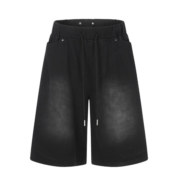 Vintage Washed Oversized Sweat Shorts