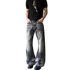 Vintage Washed Straight-Leg Denim Jeans