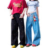 Vintage Rhinestone Straight Leg Jeans
