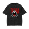 Burning Heart Streetwear Graphic Tee-INNBLAC