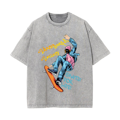 Skateboard Society Graphic Tee-INNBLAC