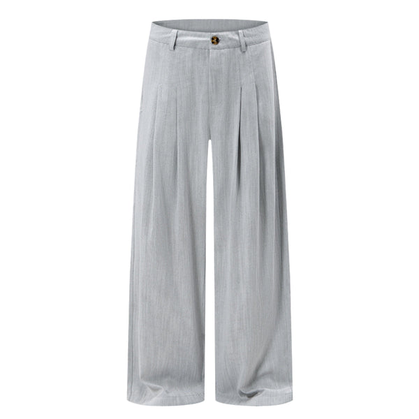 American Vintage Pleated Wide-Leg Pants