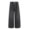 Striped Relaxed Fit Unisex Old Money Casual Trousers