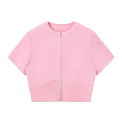 Women’s Slim Fit Zip-Up Academia Tee